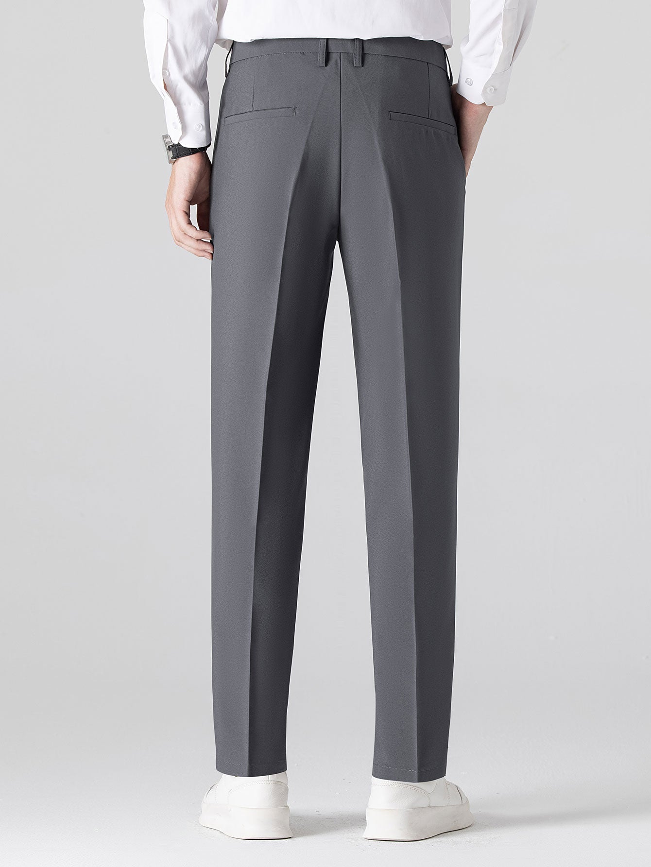 Twisted Jacquard Knit Polo & Slim Fit Tapered Trousers