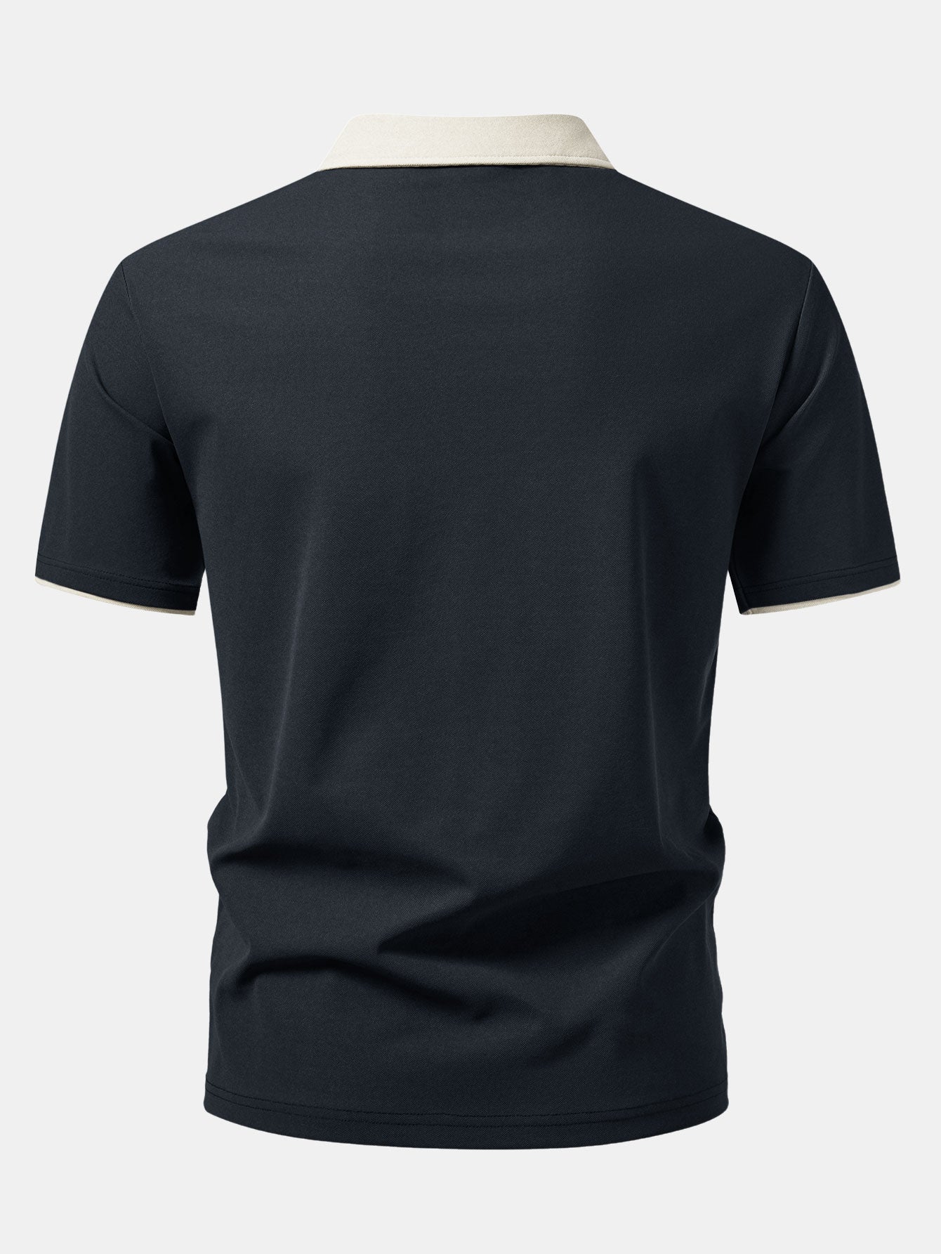 Contrast Collar Polo
