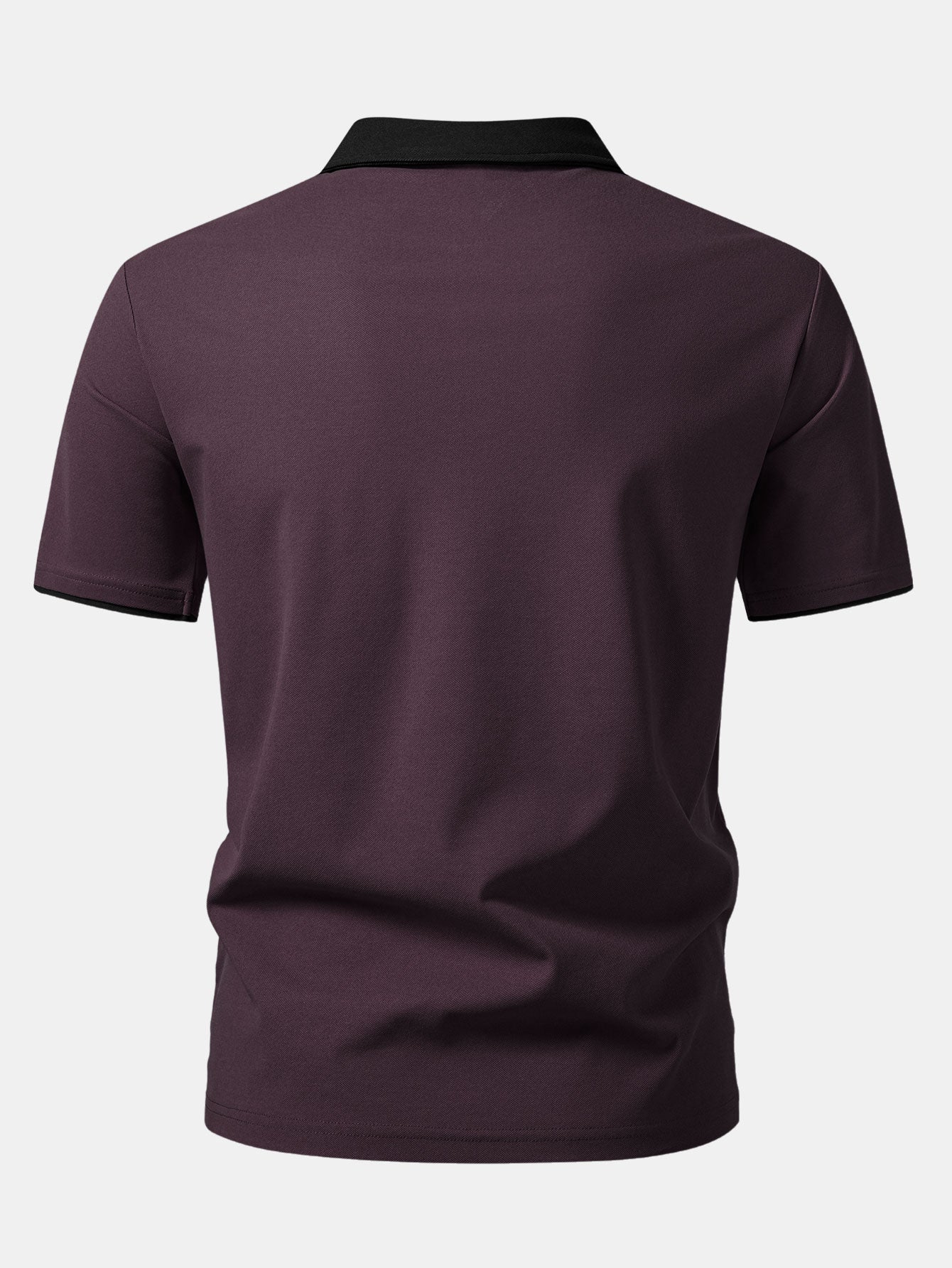 Contrast Collar Polo