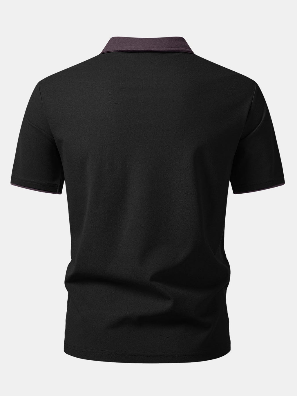 Contrast Collar Polo