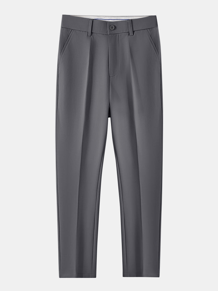 Twisted Jacquard Knit Polo & Slim Fit Tapered Trousers