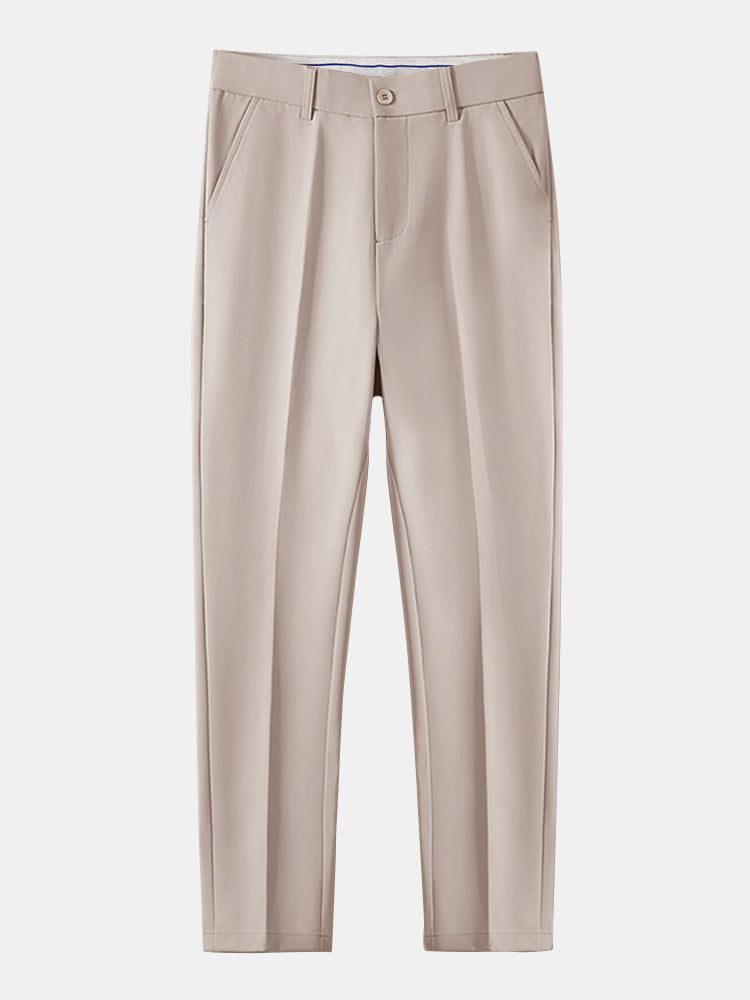 Twisted Jacquard Knit Polo & Slim Fit Tapered Trousers