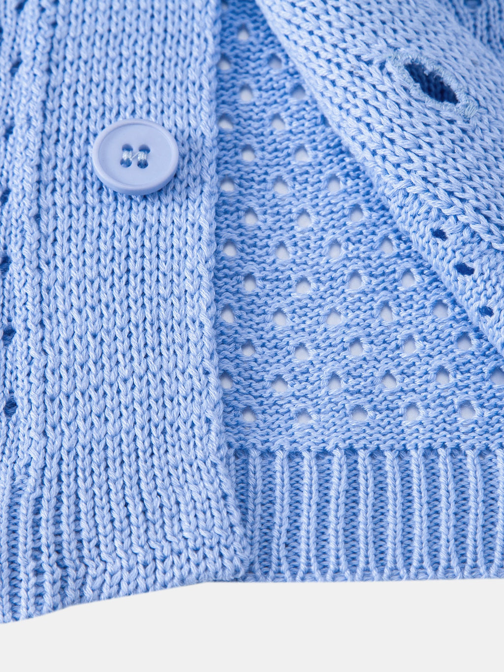 Open Knit Shirt & Crinkle Textured Drawstring 5" Shorts