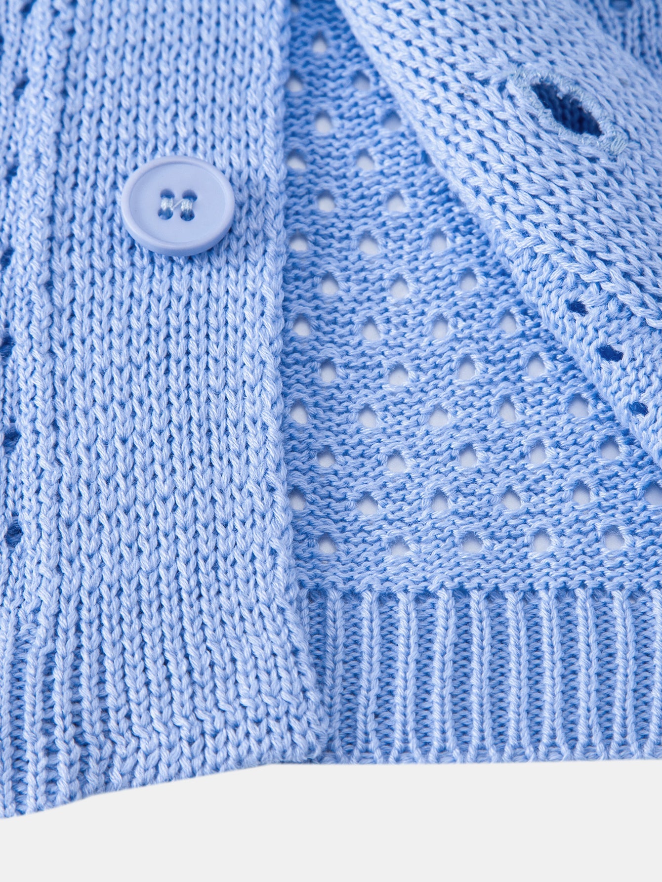 Open Knit Shirt & Crinkle Textured Drawstring 5" Shorts
