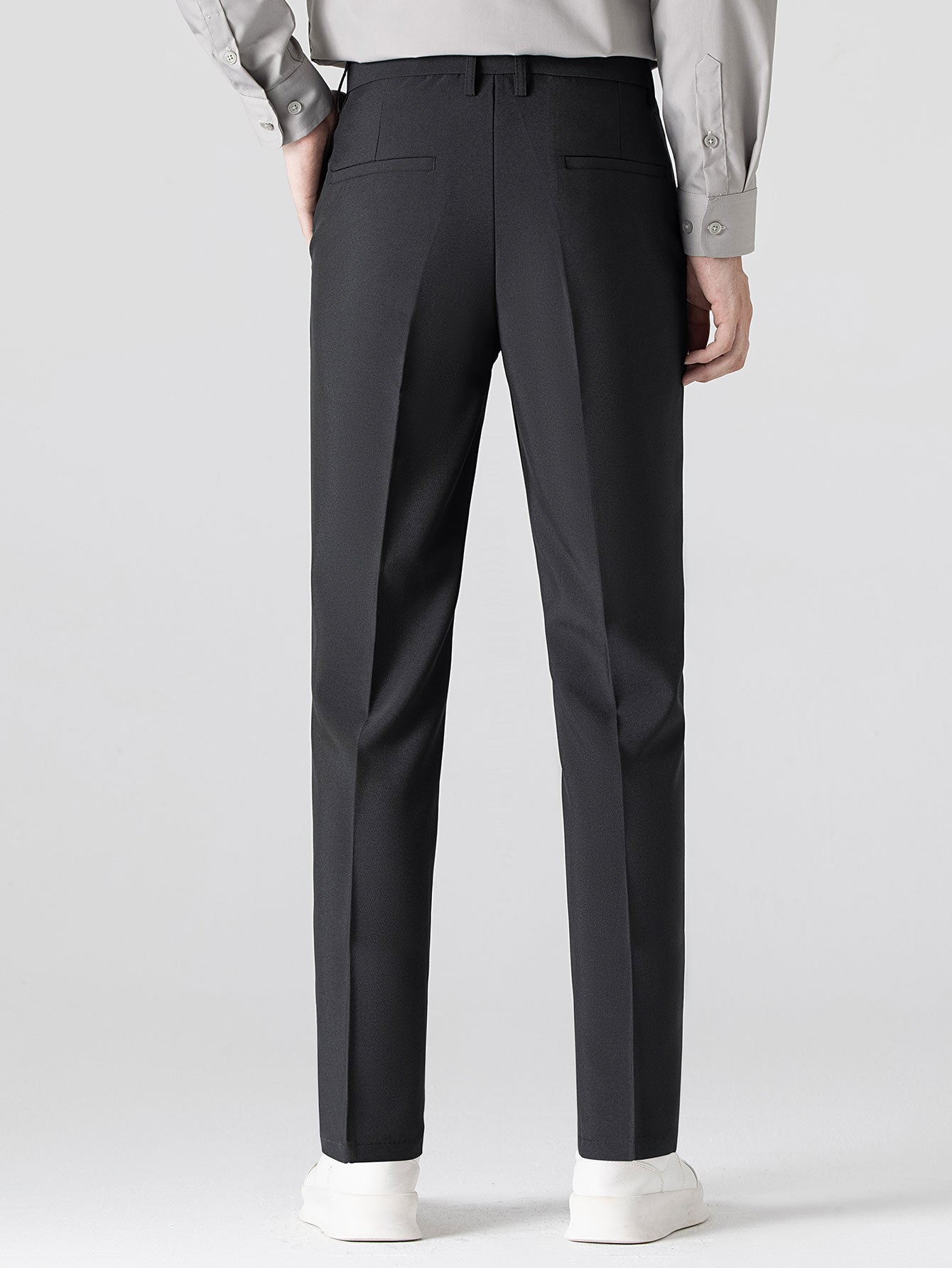 Twisted Jacquard Knit Polo & Slim Fit Tapered Trousers