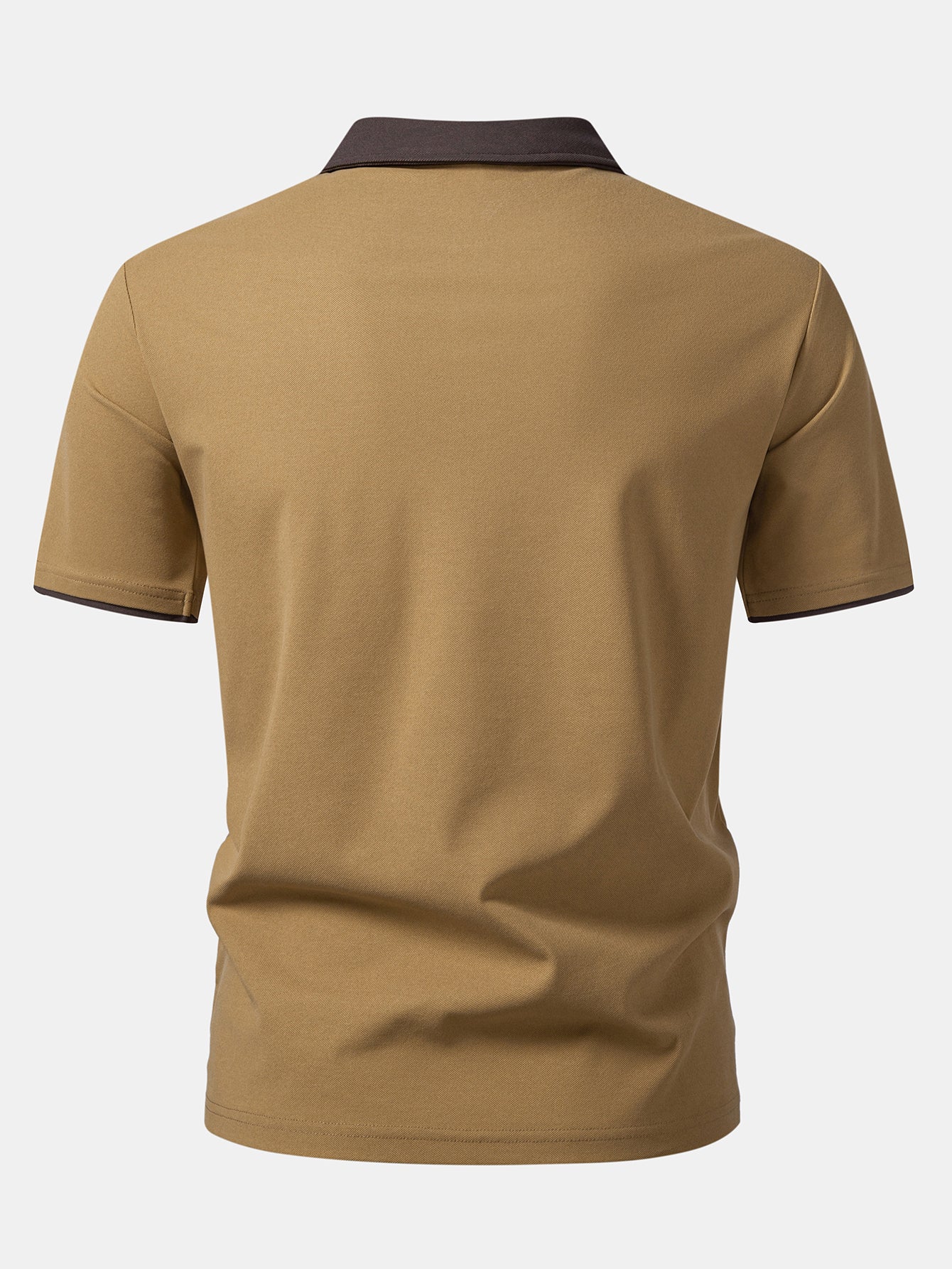 Contrast Collar Polo