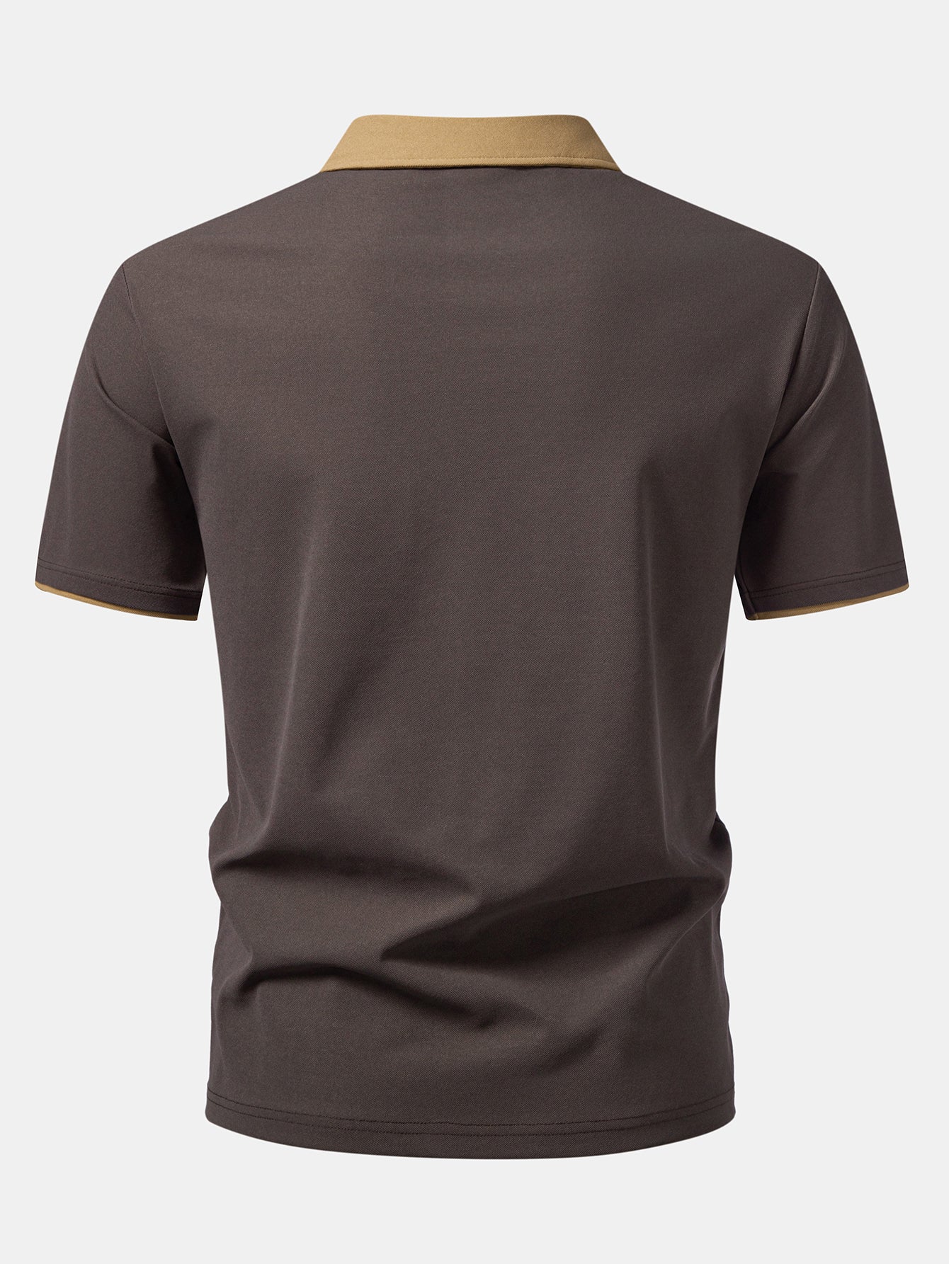 Contrast Collar Polo