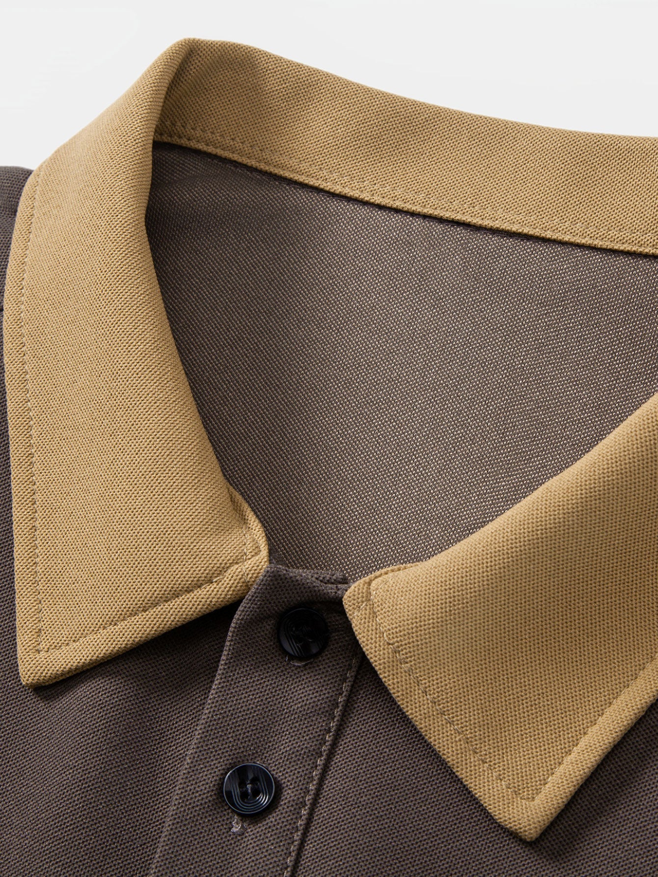 Contrast Collar Polo