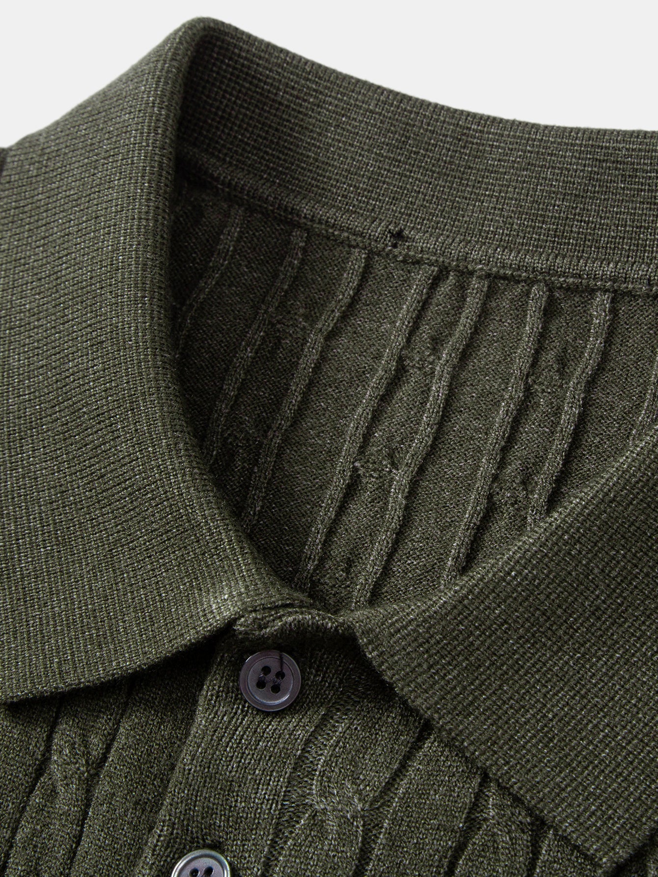 Twisted Jacquard Knit Polo & Slim Fit Tapered Trousers