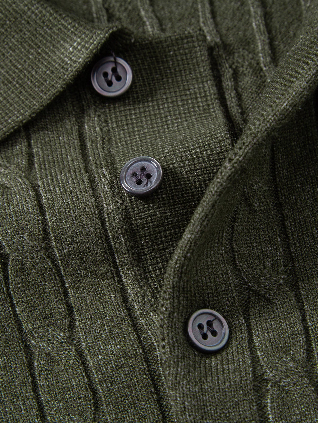 Twisted Jacquard Knit Polo & Slim Fit Tapered Trousers