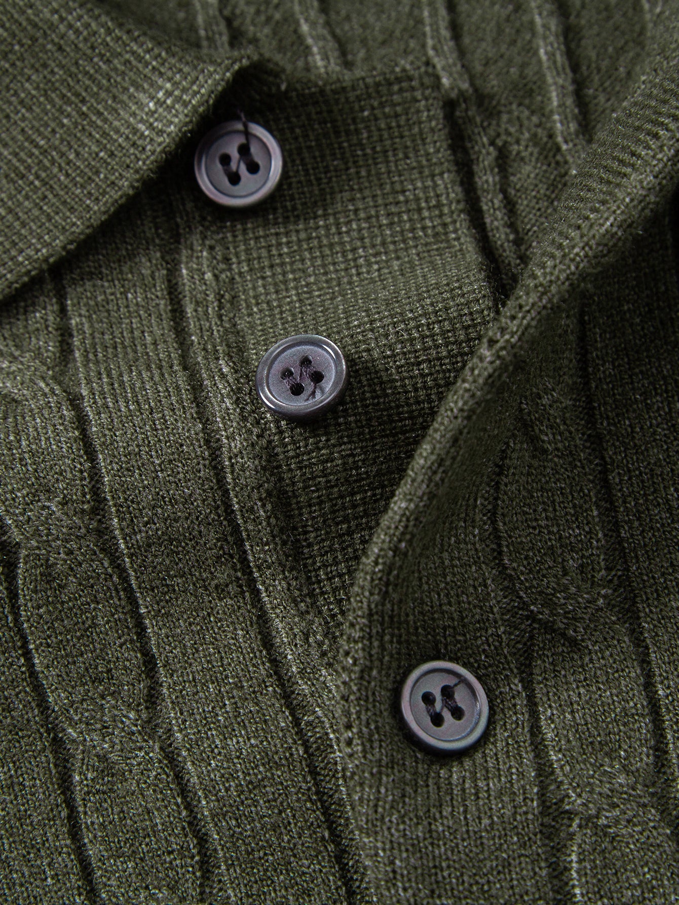 Twisted Jacquard Knit Polo & Slim Fit Tapered Trousers