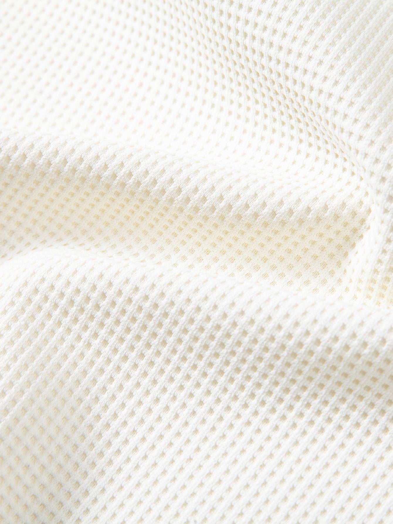 Relax Fit Zipper Waffle T-Shirt
