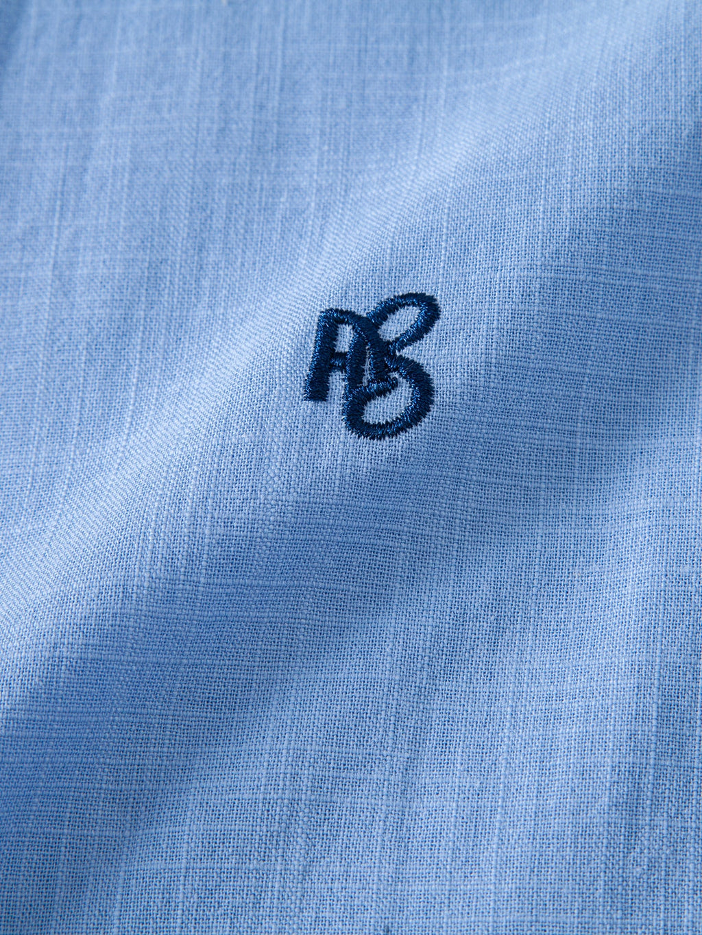 Short Sleeve Linen Look Button Up Shirt & Straight Leg Linen Pants